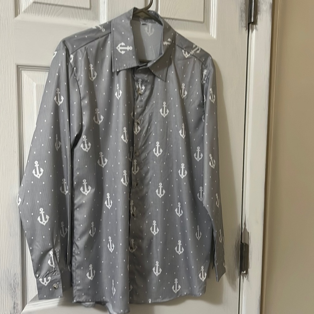 Silky dress shirt